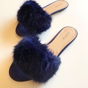 J. Crew Shoes - J.CREW Furry Slides J. Crew Shoes - J.CREW Furry Slides